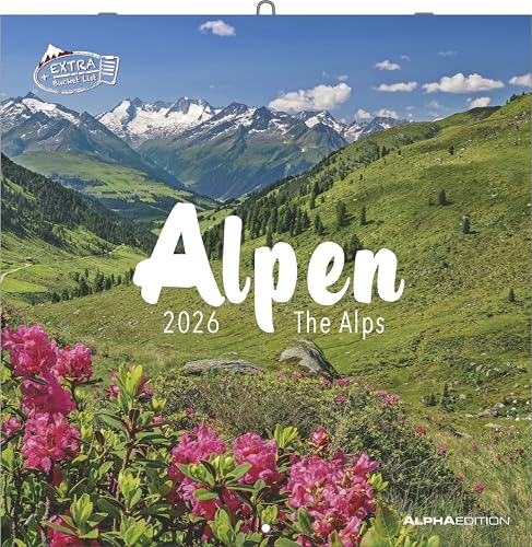 Alpha Edition - Alpen 2026 Broschürenkalender, 30x30cm, Wandkalender mit Platz für Notizen und Termine, Aufnahmen der Alpen, Monatsübersicht und Ferientermine DE/AT/CH: The Alps Alpha Edition - Alpen 2026 Broschürenkalender, 30x30cm, Wandkalender mit Platz für Notizen und Termine, Aufnahmen der Alpen, Monatsübersicht und Ferientermine DE/AT/CH: The Alps von Alpha Edition
