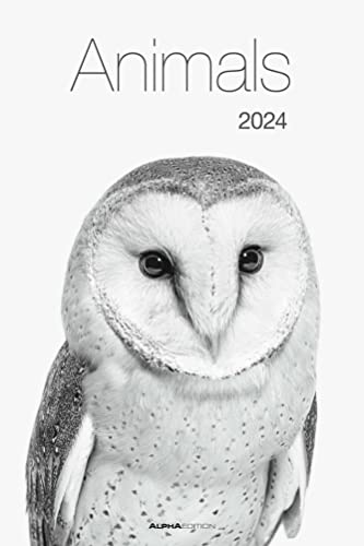 Animals 2024 - Foto-Kalender - Poster-Kalender - 33x49,5 - Tiere von Alpha Edition
