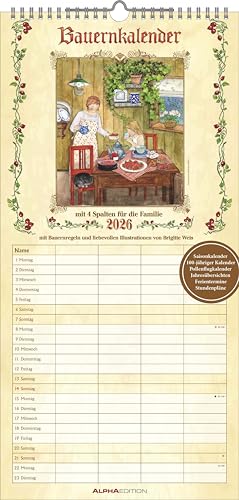 Bauernkalender Familienplaner - 4 Spalten Bauernkalender Familienplaner - 4 Spalten von Alpha Edition