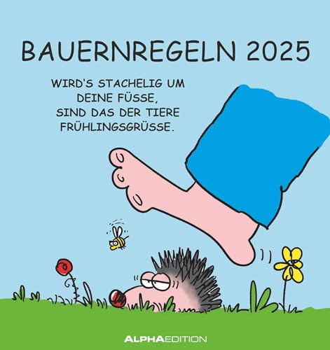 Bauernregeln 2025 - Postkarten-Kalender - Kalender-mit-Postkarten - zum-raustrennen - 16x17 von Alpha Edition