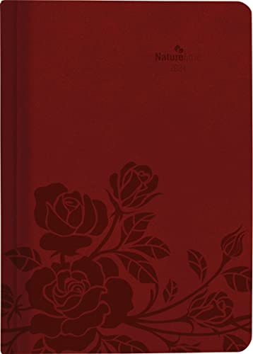 Buchkalender Nature Line Flower 2024 - Taschen-Kalender A5 - 1 Tag 1 Seite - 416 Seiten - Umwelt-Kalender - mit Hardcover - Alpha Edition von Alpha Edition