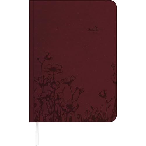 Alpha Edition - Buchkalender Nature Line Flower 2026 – Taschenkalender 15×21 cm 1 Tag/Seite mit Hardcover & umweltfreundlicher Ausstattung, nachhaltiger Terminplaner für Beruf, Schule & Alltag von Alpha Edition