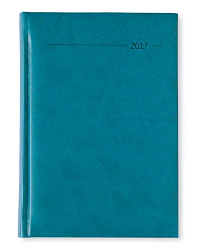 Buchkalender Tucson türkis 2024 - Büro-Kalender A5 - Cheftimer - 1 Tag 1 Seite - 352 Seiten - Tucson-Einband - Alpha Edition von Alpha Edition