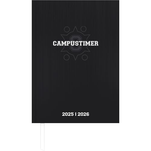 Campustimer Black - A5 Semester-Planer - Studenten-Kalender 2025/2026 - Notiz-Buch - schwarz - Weekly - Alpha Edition Campustimer Black - A5 Semester-Planer - Studenten-Kalender 2025/2026 - Notiz-Buch - schwarz - Weekly - Alpha Edition von Alpha Edition