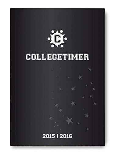 Collegetimer Black Label 2022/2023 - Schüler-Kalender A5 (15x21 cm) - schwarz - Day By Day - 352 Seiten - Terminplaner - Notizbuch - Alpha Edition (Collegetimer A5 Daily) von Alpha Edition