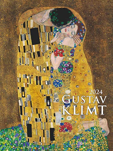 Gustav Klimt 2024 - Bild-Kalender 42x56 cm - Kunst-Kalender - Metallicfolienveredelung - Wand-Kalender - Malerei - Alpha Edition von Alpha Edition