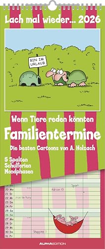 Lach mal wieder... 2026 Familienplaner - Familienkalender - Wandkalender - 19,5x45 Lach mal wieder... 2026 Familienplaner - Familienkalender - Wandkalender - 19,5x45 von Alpha Edition