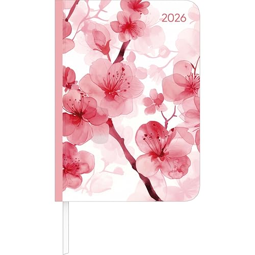 Lady Journal Blossoms 2026 - Blüte - Taschenkalender A6 (10,7x15,2 cm) - Weekly - 192 Seiten - Notiz-Buch - Termin-Planer - Alpha Edition von Alpha Edition