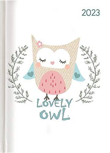 Ladytimer Lovely Owl 2023 - Eule - Taschenkalender A6 (10,7x15,2 cm) - Weekly - 192 Seiten - Notiz-Buch - Termin-Planer - Alpha Edition von Alpha Edition