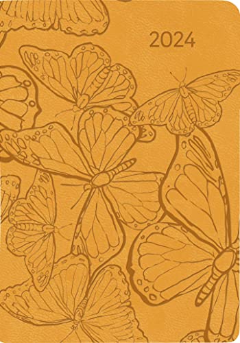 Ladytimer Mini Deluxe Honey 2024 - Taschen-Kalender 8x11,5 cm - Tucson Einband - Motivprägung Spruch - Weekly - 144 Seiten - Alpha Edition von Alpha Edition