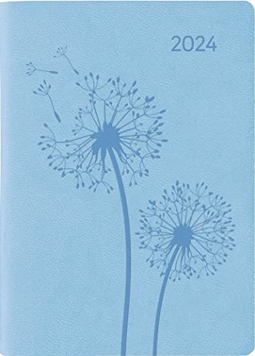Ladytimer Mini Deluxe Sky 2024 - Taschen-Kalender 8x11,5 cm - Tucson Einband - mit Motivprägung - Weekly - 144 Seiten - Alpha Edition von Alpha Edition