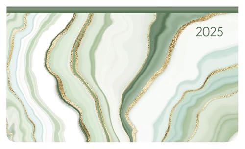 Alpha Edition - Ladytimer Pad Terrazzo 2025 Taschenkalender, 15,6x9cm, Kalender mit 128 Seiten, im praktischen Querformat mit einem Info- und Adressteil und viel Platz für Notizen von Alpha Edition