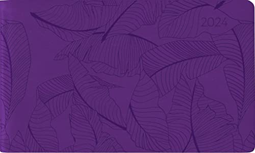 Ladytimer TO GO Deluxe Purple 2024 - Taschen-Kalender 15,3x8,7 cm- Tucson Einband - mit Motivprägung - Weekly - 128 Seiten - Alpha Edition von Alpha Edition