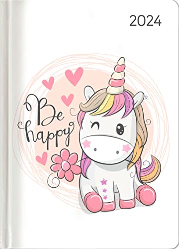 Ladytimer Unicorn 2024 - Einhorn - Taschenkalender A6 - Weekly - 192 Seiten - Notiz-Buch - Termin-Planer - Alpha Edition von Alpha Edition
