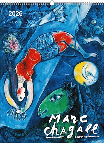 Marc Chagall 2026 - Bild-Kalender 42x56 cm - Kunst-Kalender - 5-Farbdruck - Wand-Kalender - Malerei - Alpha Edition Marc Chagall 2026 - Bild-Kalender 42x56 cm - Kunst-Kalender - 5-Farbdruck - Wand-Kalender - Malerei - Alpha Edition von Alpha Edition