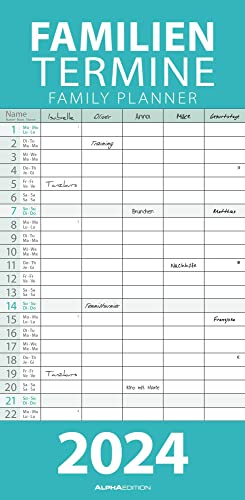 Pastell 2024 Familienplaner - Familien-Timer - Termin-Planer - Kinder-Kalender - Familien-Kalender - 22x45 Pastell 2024 Familienplaner - Familien-Timer - Termin-Planer - Kinder-Kalender - Familien-Kalender - 22x45 von Alpha Edition