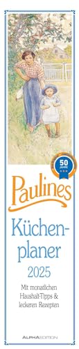 Alpha Edition - Paulines Küchenplaner 2025, 11,3x49,5cm, Streifenkalender mit einer Spalte für Termine, viele Tipps und Rezepte auf den Rückseiten und deutsches Kalendarium Alpha Edition - Paulines Küchenplaner 2025, 11,3x49,5cm, Streifenkalender mit einer Spalte für Termine, viele Tipps und Rezepte auf den Rückseiten und deutsches Kalendarium von Alpha Edition