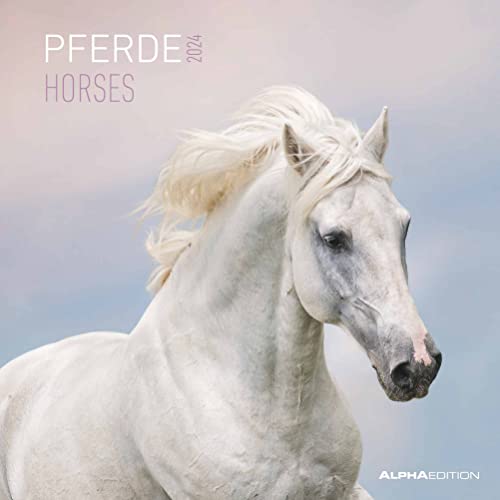 Pferde 2024 - Broschürenkalender 30x30 cm (30x60 geöffnet) - Kalender mit Platz für Notizen - Horses - Bildkalender - Wandplaner - Pferdekalender von Alpha Edition