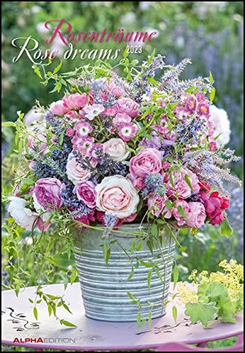 Rosenträume 2023 - Bildkalender 23,7x34 cm - Kalender mit Platz für Notizen - mit vielen Zusatzinformationen - Rose Dreams - Wandkalender - Alpha Edition von Alpha Edition