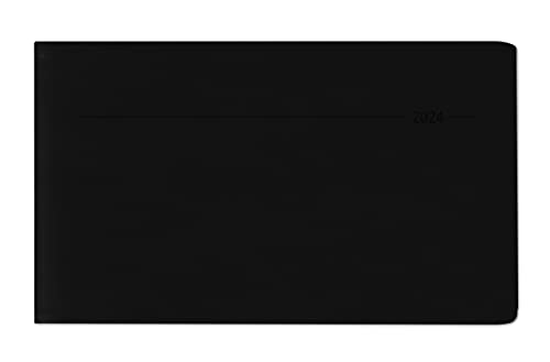 Timer TO GO Tucson schwarz 2024 - Büro-Kalender 15x9 cm - 1 Woche 2 Seiten - Quer-Timer - Alpha Edition von Alpha Edition