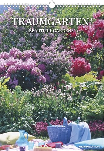 Traumgärten 2026 - Bildkalender A3 (29,7x42 cm) - Beautiful Gardens - mit Feiertagen (DE/AT/CH) und Platz für Notizen - Wandkalender - Gartenkalender: Beautiful Gardens von Alpha Edition