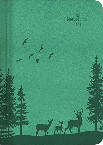 Wochen-Minitimer Nature Line Forest 2024 - Taschen-Kalender A6 - 1 Woche 2 Seiten - 192 Seiten - Umwelt-Kalender - mit Hardcover - Alpha Edition von Alpha Edition