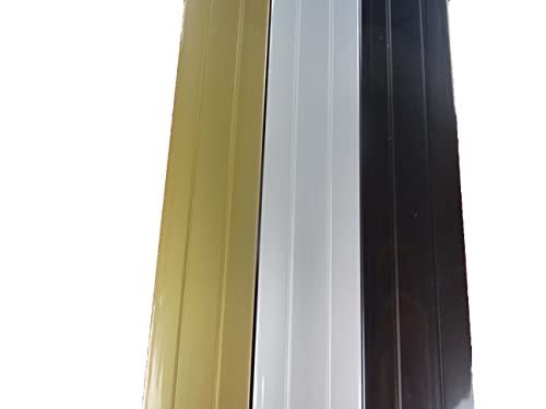 Alu-Übergangsprofil für Türschwellen (1m), selbstklebend, silber von Alpha-Tex Produktions- und Handels GmbH