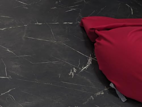 PVC Bodenbelag Vinylboden in Marmor Optik dunkel, DIN-A4 Musterstück von Alpha-Tex Produktions- und Handels GmbH