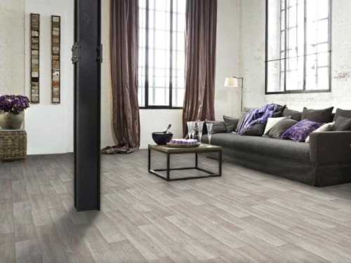PVC Bodenbelag Vinylboden in heller Holz Optik, DIN-A4 Musterstück von Alpha-Tex Produktions- und Handels GmbH