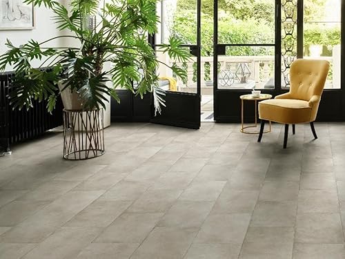 PVC Bodenbelag Vinylboden in Sandstein Optik, Zuschnitt (4m breit, 7m lang) von Alpha-Tex Produktions- und Handels GmbH