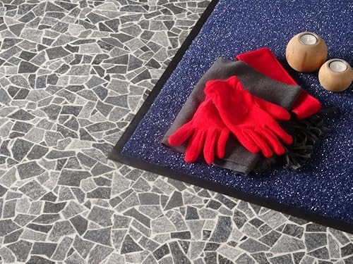 PVC Bodenbelag Vinylboden in lebhaftem Naturstein, Zuschnitt (2m breit, 2,5m lang) von Alpha-Tex Produktions- und Handels GmbH