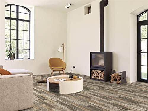 PVC Bodenbelag Vinylboden in markantem Holz-Design, DIN-A4 Musterstück von Alpha-Tex Produktions- und Handels GmbH