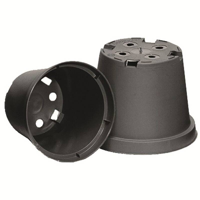 Alpha Thermotec Blumentopf Rundtöpfe Ø 12 x 9,0 schwarz (20 St) von Alpha Thermotec