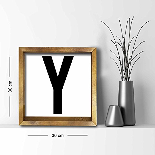 Alpha Wall Opere d'Arte Appese auf einer Wand, Multi, 30 x 30 von Alpha Wall