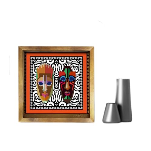 Alpha Wall Opere d'Arte Appese auf einer Wand, Multi, 30 x 30 Alpha Wall Opere d'Arte Appese auf einer Wand, Multi, 30 x 30 von Alpha Wall
