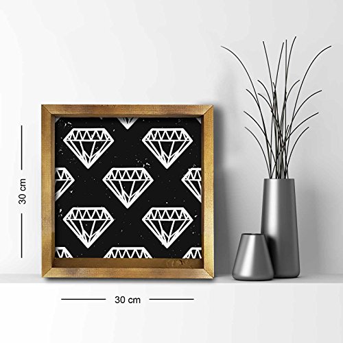 Alpha Wall Opere d'Arte Appese auf einer Wand, Multi, 30 x 30 Alpha Wall Opere d'Arte Appese auf einer Wand, Multi, 30 x 30 von Alpha Wall