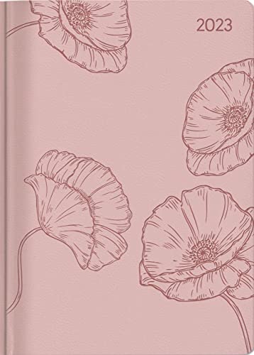 Ladytimer Deluxe Salmon 2023 - Taschen-Kalender A6 (10,7x15,2 cm) - Tucson Einband - mit Motivprägung - Weekly - 128 Seiten - Alpha Edition von Alpha