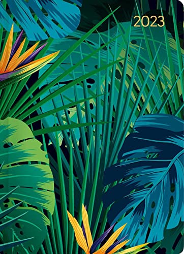 Mini-Buchkalender Style Jungle 2023 - Taschen-Kalender A6 - Dschungel - Day By Day - 352 Seiten - Notiz-Buch - Alpha Edition von Alpha Edition