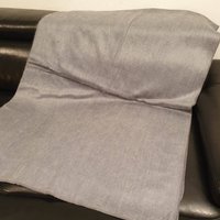 Wunderschöne Kuschelige Wohndecke Aus Babyalpakawolle, Silbergrau, Gewebtes Unikat von AlphaAlpakaUnikate