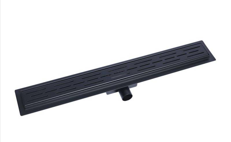 Alphabad Duschablauf Edelstahl-Duschrinne 70 cm (schwarz) von Alphabad