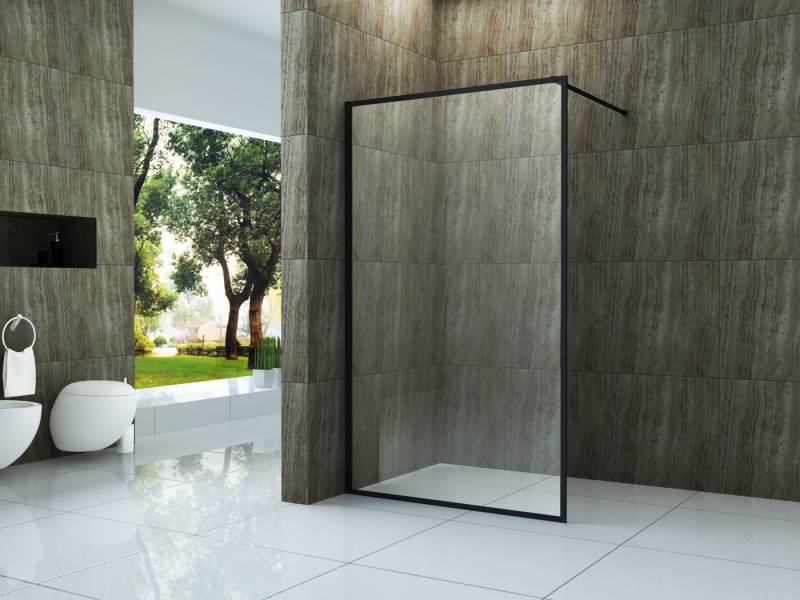 Alphabad Walk-in-Dusche 8 mm Duschwand CALMO 140 x 200 cm von Alphabad