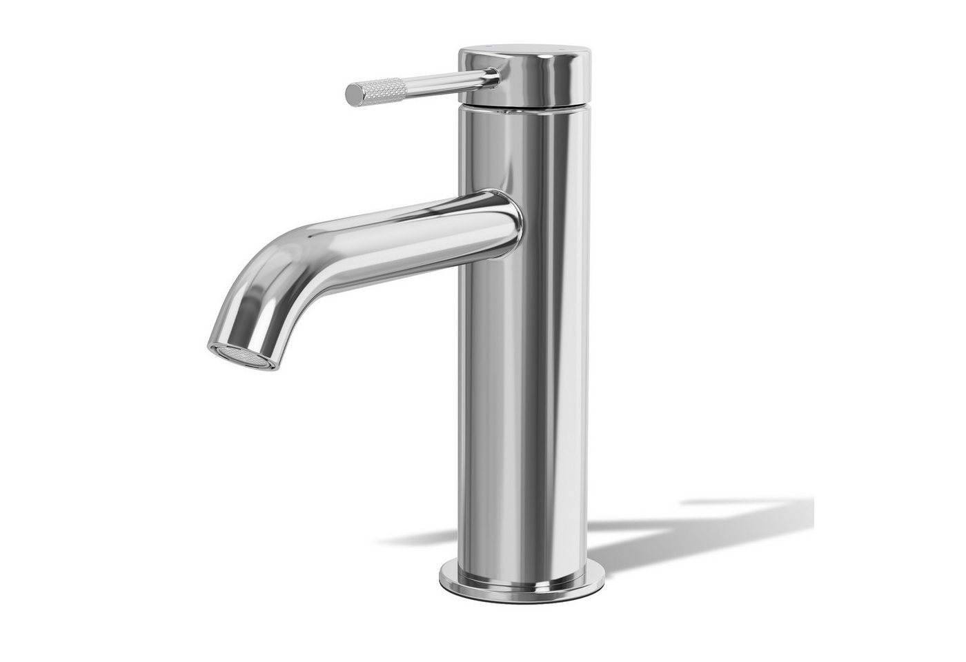Alphabath Waschtischarmatur (Set, Einhebelmischer mit einem 3/8"-Zoll-Kompressionsschläuche) Messing gefertigt,Keramikkartuschen,mit EPDM-Innentube ausgestattet von Alphabath