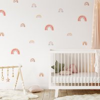 Boho Wandtattoo Regenbogen ~ Mädchenzimmer Deko Wanddeko Kinderzimmer von AlphabetTheLabel