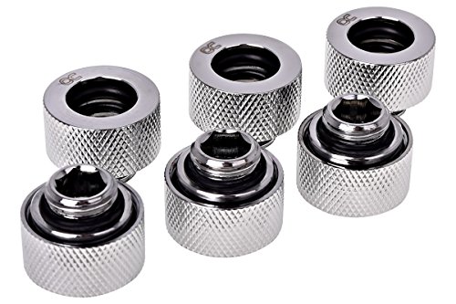 Alphacool 17382 HT 13mm HardTube Anschraubtülle G1/4 - gerändelt - Chrome Sixpack Wasserkühlung Anschlüsse Alphacool 17382 HT 13mm HardTube Anschraubtülle G1/4 - gerändelt - Chrome Sixpack Wasserkühlung Anschlüsse von Alphacool