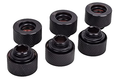 Alphacool 17383 HT 13mm HardTube Anschraubtülle G1/4 - gerändelt - Deep Black Sixpack Wasserkühlung Anschlüsse Alphacool 17383 HT 13mm HardTube Anschraubtülle G1/4 - gerändelt - Deep Black Sixpack Wasserkühlung Anschlüsse von Alphacool