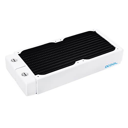 Heizkörper für Wasserkühlung, Alphacool NexXxoS XT45 v2, 240 mm (weiß) von Alphacool