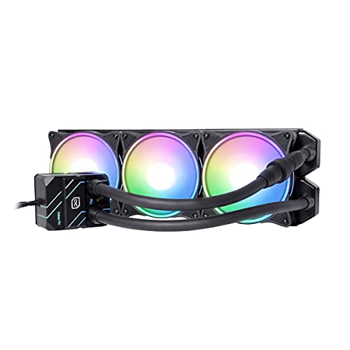 Alphacool Eisbaer Pro Aurora 360 Processor All-in-one Liquid Cooler 12 cm Black White 1 pc(s) von Alphacool