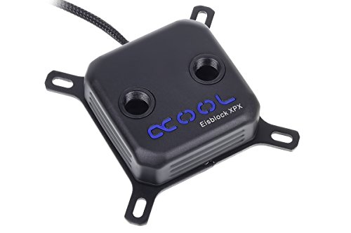 Alphacool 12565 Eisblock XPX CPU - Intel/AMD - Deep Black Wasserkühlung CPU - Kühler von Alphacool