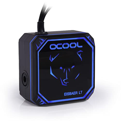 Alphacool 13066 Eisbaer Aurora LT Solo - Black CPU Kühler Wasserkühlung von Alphacool