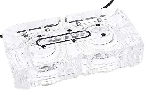 Alphacool 13312 Eisdecke D5 Dual Plexi Aufsatz Wasserkühlung Pumpen von Alphacool